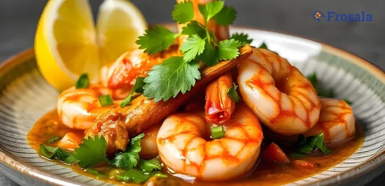 Udang Saus Padang Recipe in Seafood Restaurant Style